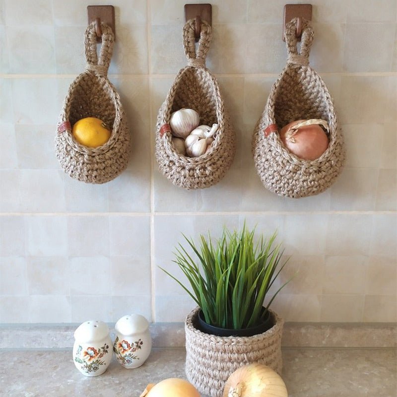 Hanging Woven Storage Basket