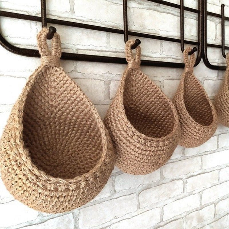 Hanging Woven Storage Basket