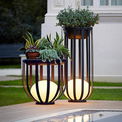 Solar Flower Light Stand